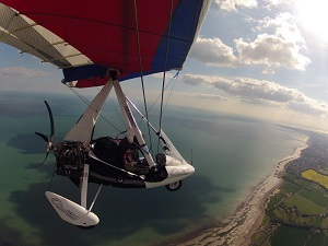 Microlight flight 1